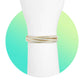 5 - pc Two Tone Bangle Bracelets - Reed House of Jewels