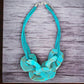 Faux Turquoise and Smoke Necklace - Reed House of Jewels