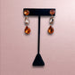 Orange and Pink Drop Earrings - Reed House of Jewels