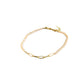 Blush Pink Crystal and Gold Tone Anklet - Reed House of Jewels