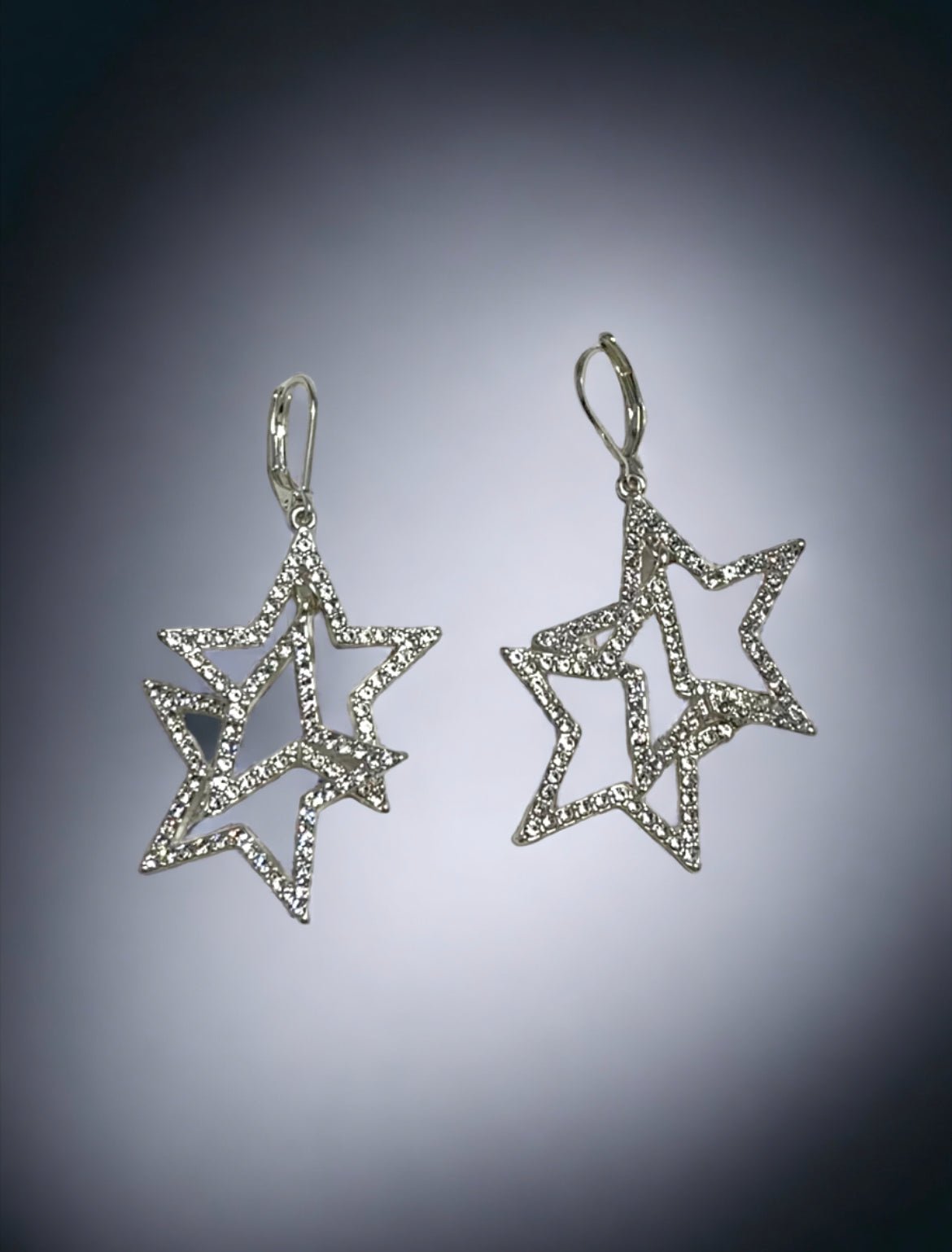 Double Star Crystal Earrings - Reed House of Jewels