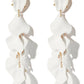 White Rose Petal Drop Earrings - Reed House of Jewels