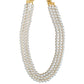 Three Strand Blush Pink Pearl Necklace - Reed House of Jewels
