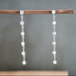 Silver Tone and Cubic Zirconia Dangle Earrings - Reed House of Jewels