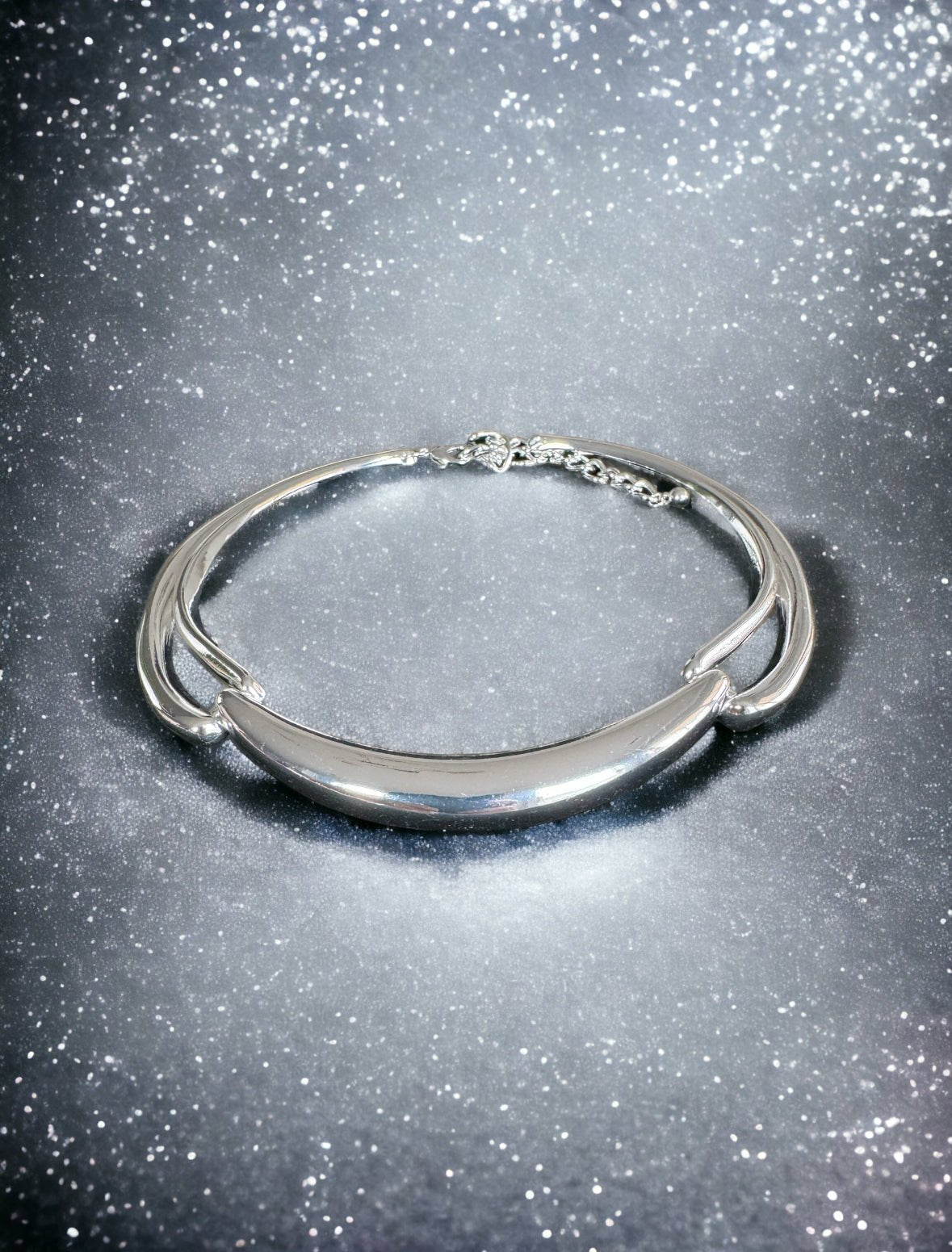 Silver 10 Inch Cable Collar Necklace - Reed House of Jewels