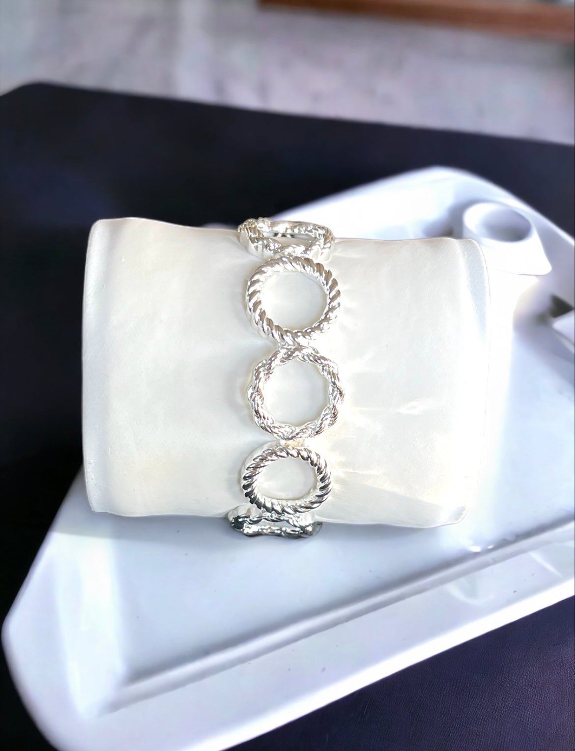 Silver Stretch Rope Bracelet - Reed House of Jewels