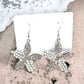 Silver Tone Faux Pearl and Crystal Combination Earrings - Reed House of Jewels