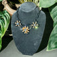 Black Resin and Gold Tone Necklace - Reed House of Jewels