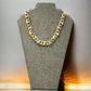 Cuban Link Chain and Large Crystal Necklace - Reed House of Jewels