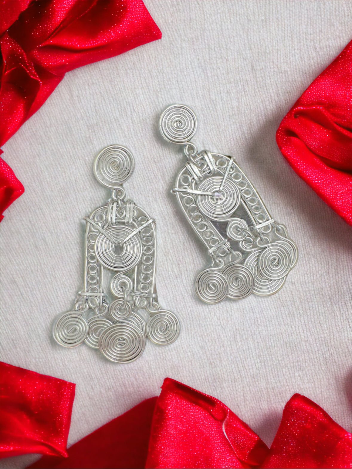 Silver Egyptian Goddess Earring - Reed House of Jewels