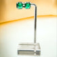 Large Emerald Crystal Square Stud Earrings - Reed House of Jewels