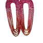Pink Crystal Oval Drape Earrings - Reed House of Jewels