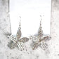 Silver Tone Faux Pearl and Crystal Combination Earrings - Reed House of Jewels