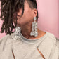 Silver Egyptian Goddess Earring - Reed House of Jewels