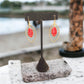 Red Crystal Marquis Earrings - Reed House of Jewels