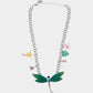 Green Dragonfly Crystal Necklace - Reed House of Jewels