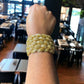 Gold Tone Braided Mesh Detail Bracelet - Reed House of Jewels