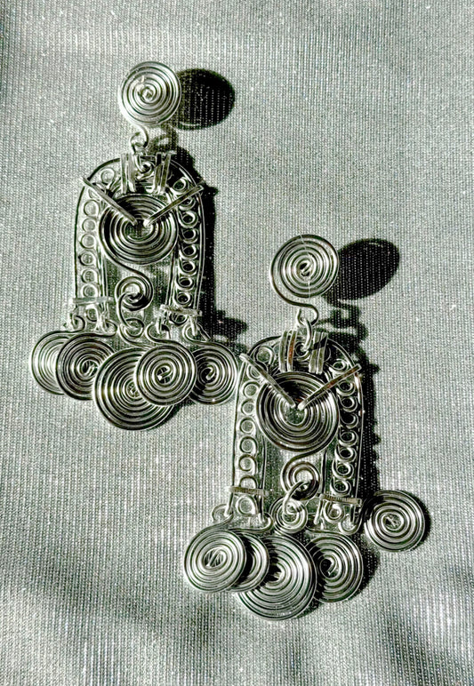 Silver Egyptian Goddess Earring - Reed House of Jewels