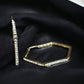 45 MM Crystal Hex Click Top Hoops - Reed House of Jewels