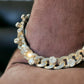 Cuban Link Chain and Large Crystal Necklace - Reed House of Jewels