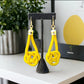 Ari Drop Earrings - Yellow - Reed House of Jewels