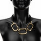 Black Multi - Stand Cord and Gold Necklace - Reed House of Jewels