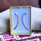 Gold Tone Thread Earrings - Reed House of Jewels