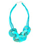 Faux Turquoise and Smoke Necklace - Reed House of Jewels