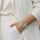 Clear Crystal and Mint Green 3 pcs. Stack - Reed House of Jewels