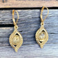Pave Light Taupe Pendant Necklace and Drop Earring 2 - pc. Jewelry Set - Reed House of Jewels
