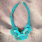 Faux Turquoise and Smoke Necklace - Reed House of Jewels