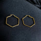 45 MM Crystal Hex Click Top Hoops - Reed House of Jewels