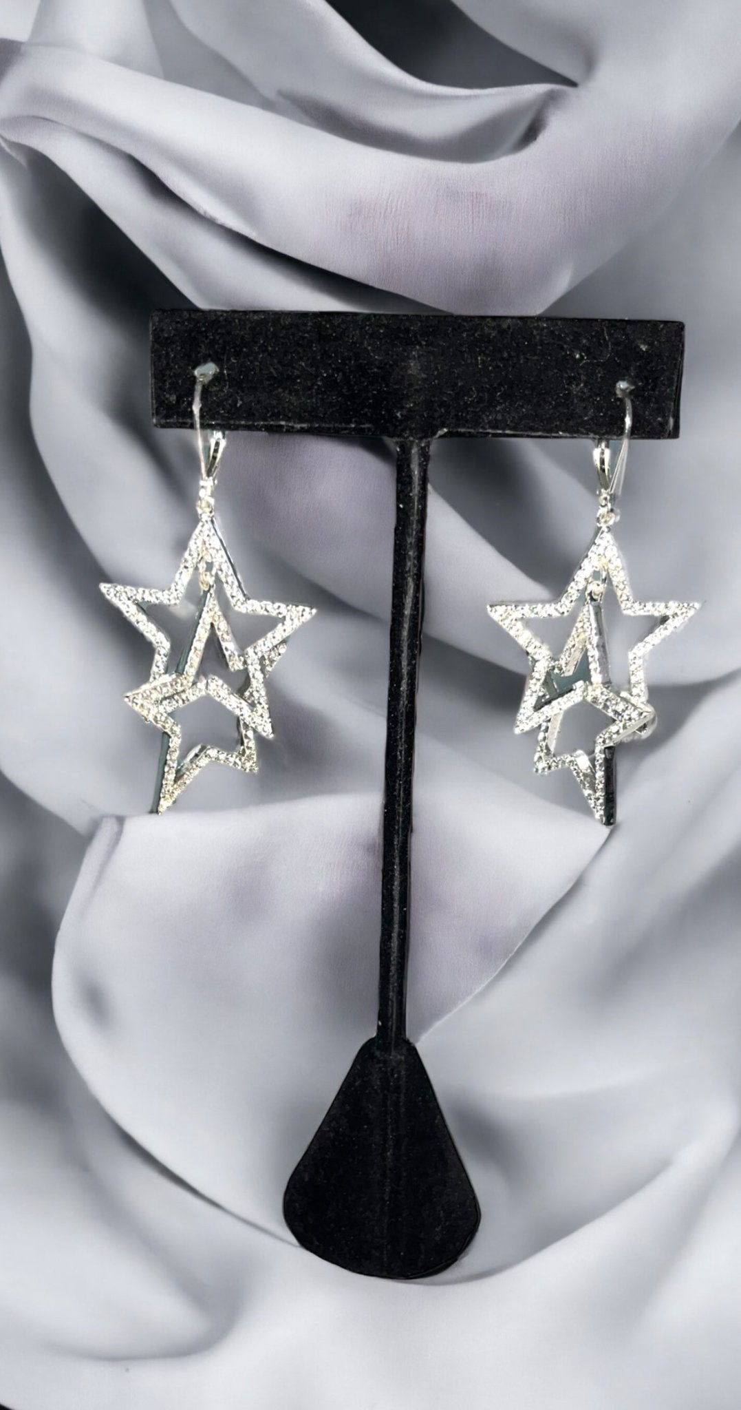 Double Star Crystal Earrings - Reed House of Jewels