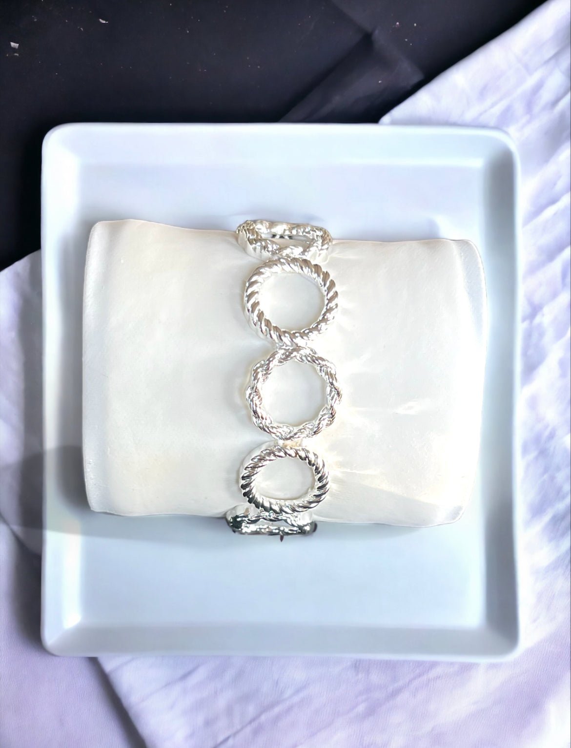 Silver Stretch Rope Bracelet - Reed House of Jewels