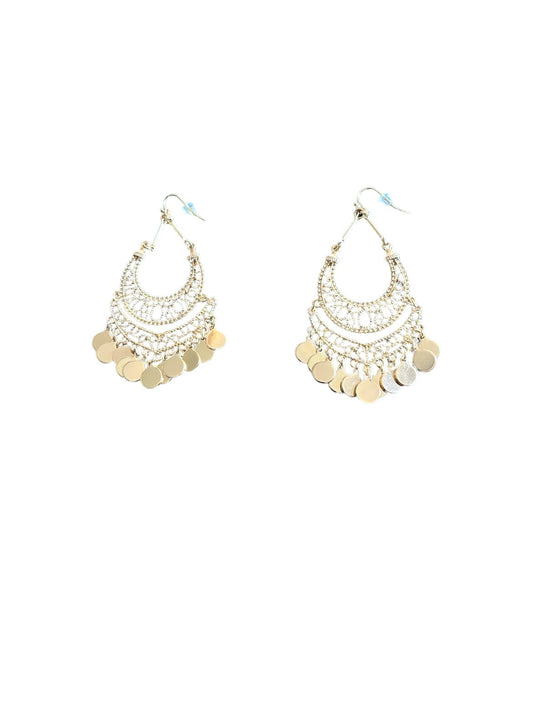 Filigree Cut - out Dangling Chandelier Earrings - Reed House of Jewels