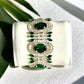 Emerald Crystal Art Deco Bracelet - Reed House of Jewels