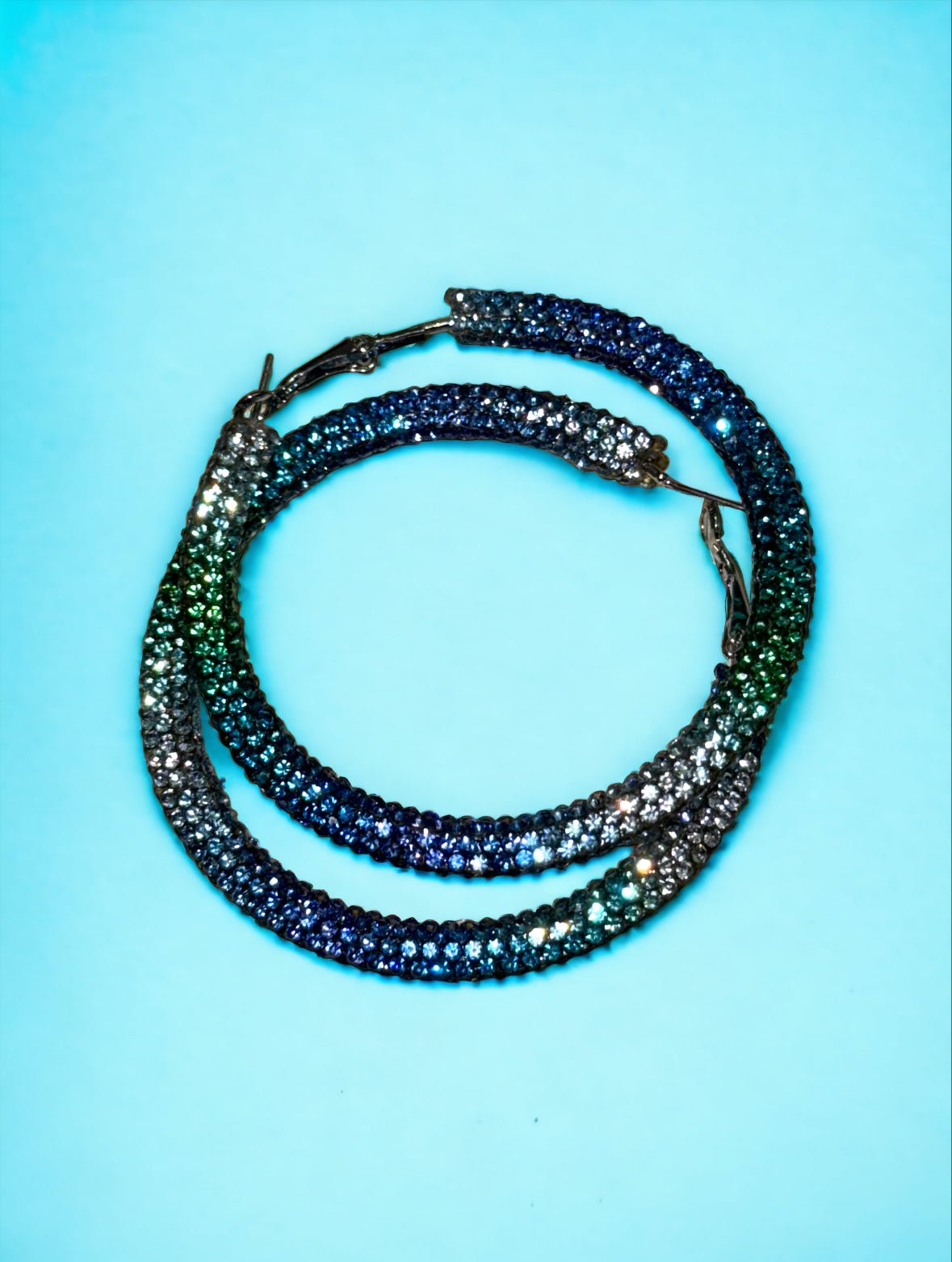 Multicolor Sequin Hoop Earrings - Reed House of Jewels