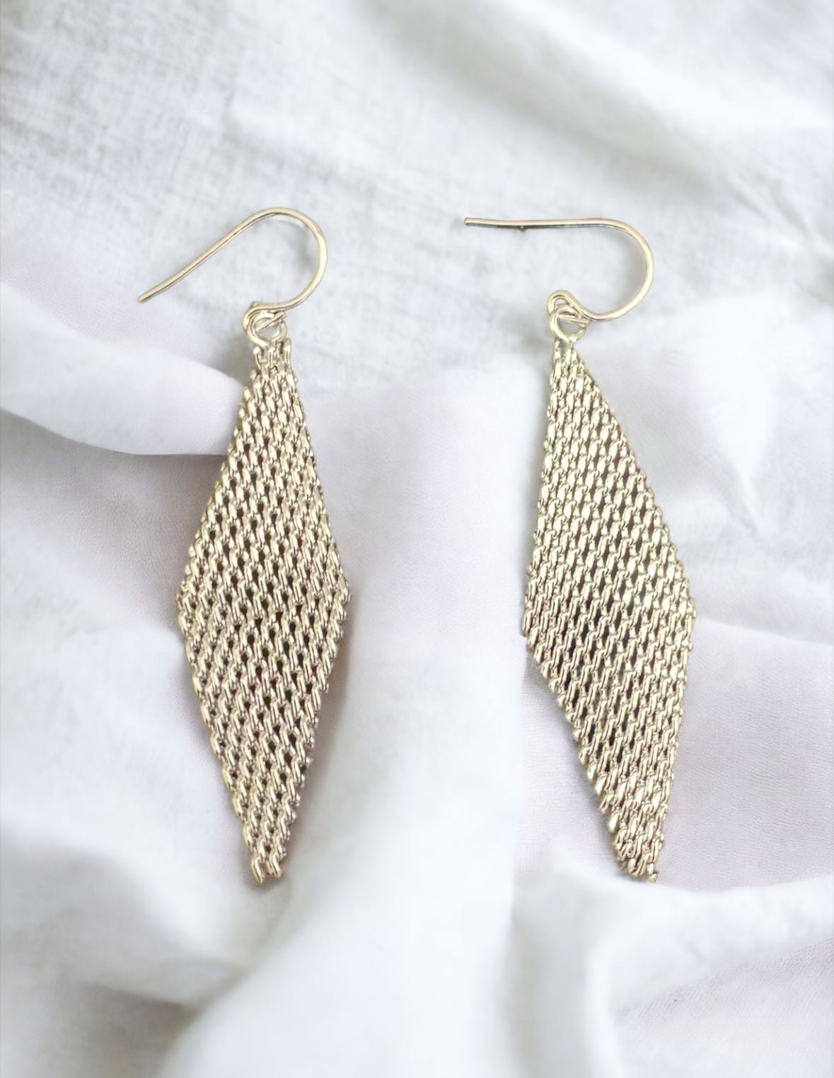 Diamond Shaped Drop Earrings - Reed House of Jewels