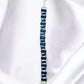 Silver - Tone Baguette Navy Blue Stone Flex Bracelet - Reed House of Jewels