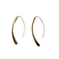 Gold Tone Thread Earrings - Reed House of Jewels