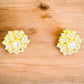 Starburst Gold Tone and Crystal Earrings - Reed House of Jewels