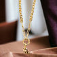 Gold Tone 18 Inch Curb Chain Necklace - Reed House of Jewels
