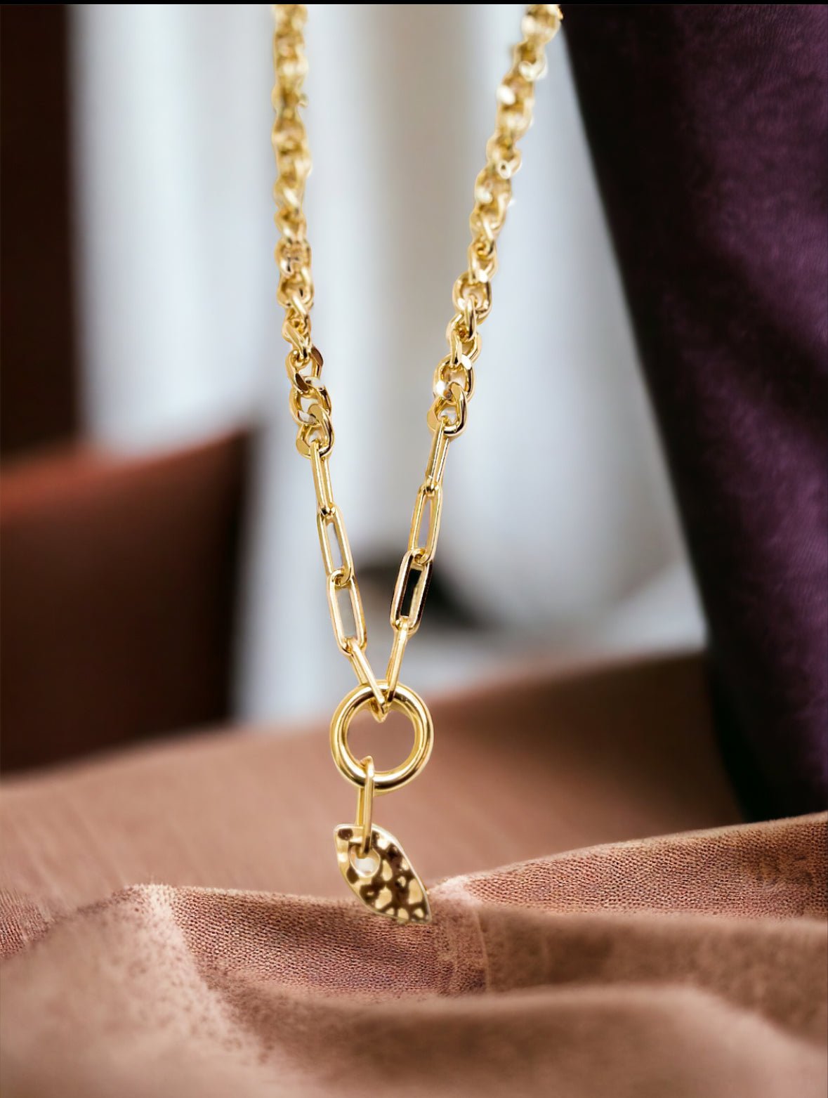 Gold Tone 18 Inch Curb Chain Necklace - Reed House of Jewels