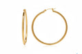 Gold Tone Classic Hoop Earrings - Reed House of Jewels