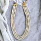 Three Strand Blush Pink Pearl Necklace - Reed House of Jewels