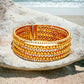 Gold Tone and Crystal 8" Expandable Bracelet - Reed House of Jewels