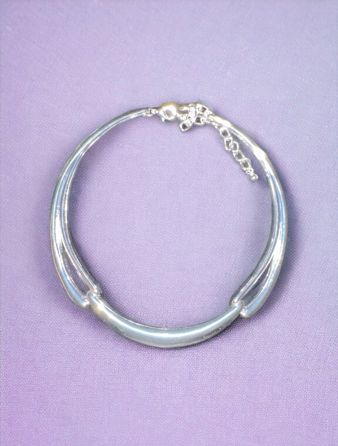 Silver 10 Inch Cable Collar Necklace - Reed House of Jewels