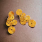 Gold Disc Statement Earrings - Reed House of Jewels