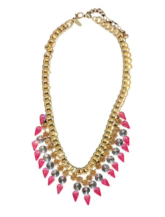 New Fashion Design Crystal Chunky Necklace - Reed House of Jewels