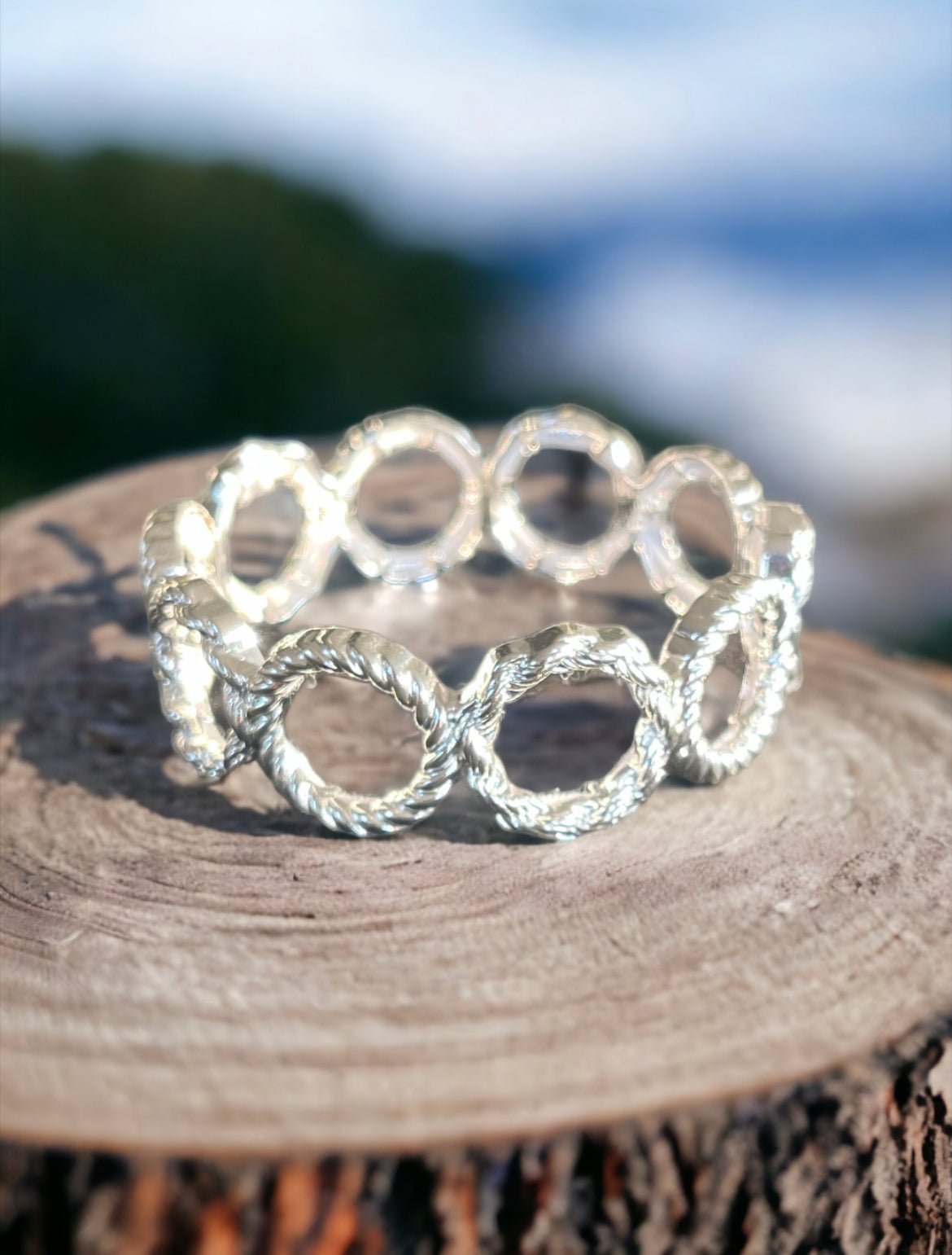 Silver Stretch Rope Bracelet - Reed House of Jewels